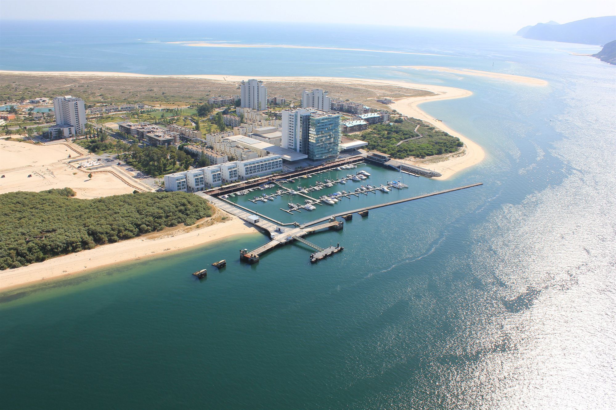 アクアルズ トロイア ラゴア ホテル&アパートメンツ S ホテルズ コレクション エクステリア 写真 Aerial view of the resort